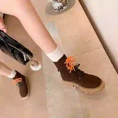 子骁 牛皮 时尚百搭 简约大气 短靴 女款