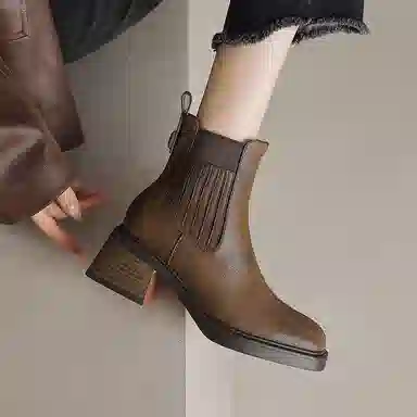 子骁 通勤百搭 短靴 女款