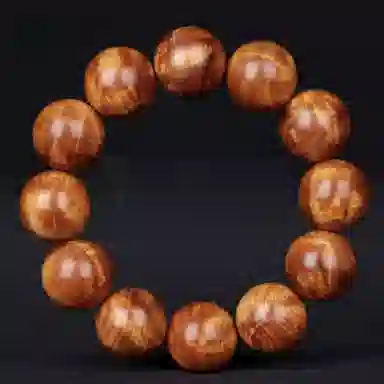 吉千年 【顺丰包邮】新中式复古潮流风好运生日招财进宝龙胆闪电纹太行山 崖柏 手串 男女同款情侣款