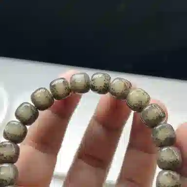 吉千年 【收藏级】新中式复古潮流风 好运 平安顺遂 招财进宝 黑冰糖 正月大留白 星月菩提 手串 男女同款情侣款