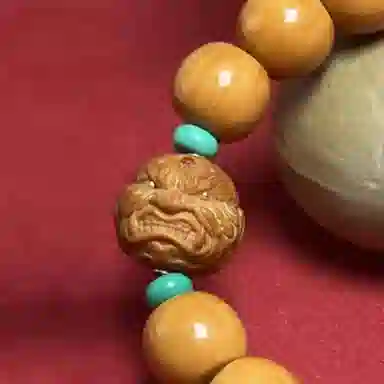 吉千年 新中式复古潮流风 好运 生日 转运 招财进宝 恶僧设计款 猴头核桃 手串 男女同款情侣款