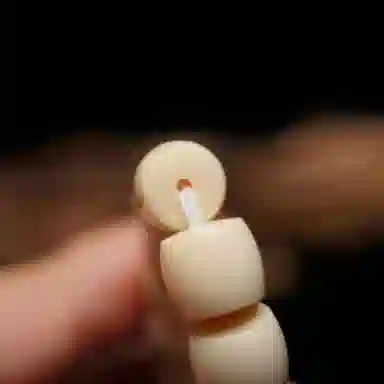 吉千年 【顺丰包邮】新中式复古潮流风 好运   招财进宝高瓷度满纹直切万年 猛犸 手串 男女同款情侣款