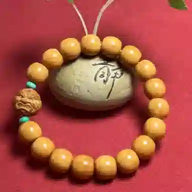 吉千年 新中式复古潮流风 好运 生日 转运 招财进宝 恶僧设计款 猴头核桃 手串 男女同款情侣款