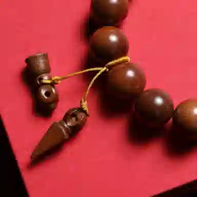 吉千年 雷痕百年枣木深山老料道家护身文玩佛珠 雷击木 手串 男女同款情侣款