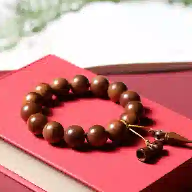 吉千年 雷痕百年枣木深山老料道家护身文玩佛珠 雷击木 手串 男女同款情侣款