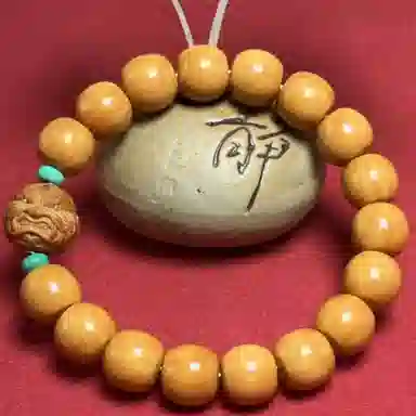 吉千年 新中式复古潮流风 好运 生日 转运 招财进宝 恶僧设计款 猴头核桃 手串 男女同款情侣款