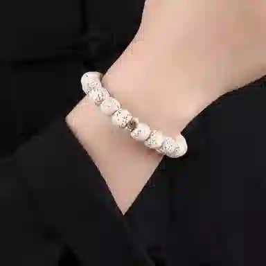 吉千年 【南普陀已祝福+】高品质 留白细点 招财进宝 好运连连 生肖守护神设计 星月菩提 手串 男女同款情侣款