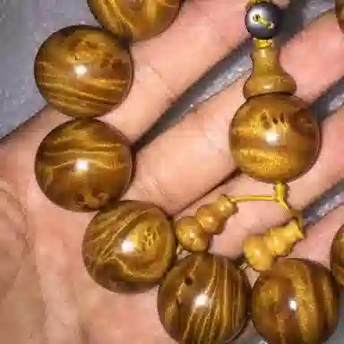 吉千年 新中式复古潮流风 好运 平安顺遂 招财进宝 楠木 手串 男女同款情侣款