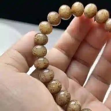 吉千年 【孤品+顶尖高货】新中式复古潮流风 好运 平安顺遂 招财进宝 焦糖色冰糖 苹果珠 星月菩提 珠串 男女同款情侣款