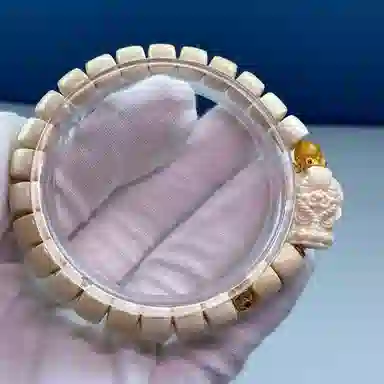 吉千年 【品鉴级】新中式复古潮流风 好运 平安顺遂 招财进宝 扎基拉姆设计款 猛犸 手串 男女同款情侣款