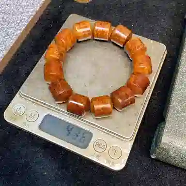 吉千年 【收藏级】新中式复古潮流风 好运 平安顺遂 招财进宝 桶珠爆满陈化蚂蚁腿 崖柏 手串 男女同款情侣款