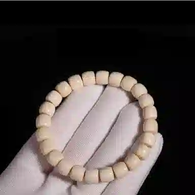 吉千年 【顺丰包邮】新中式复古潮流风 好运   招财进宝高瓷度满纹直切万年 猛犸 手串 男女同款情侣款