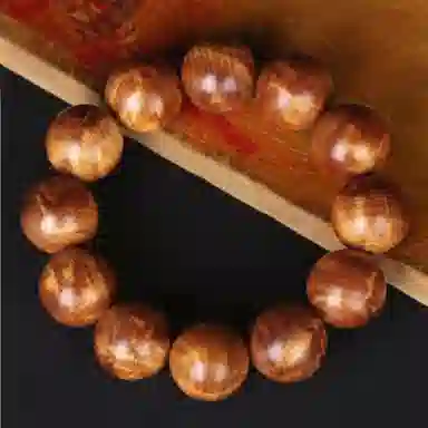 吉千年 【顺丰包邮】新中式复古潮流风好运生日招财进宝龙胆闪电纹太行山 崖柏 手串 男女同款情侣款