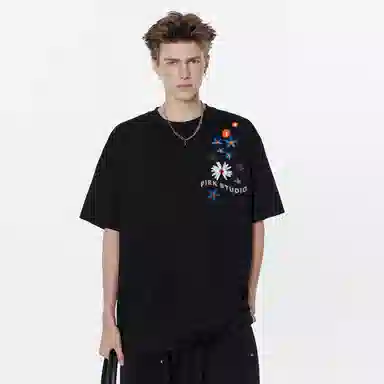 Pirkadat Floral Embroidered Tee