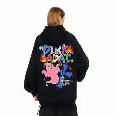 Pirkadat Retro Graffiti Hoodie