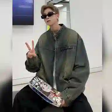 Pirkadat Vintage Washed Denim Jacket