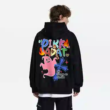 Pirkadat Retro Graffiti Hoodie