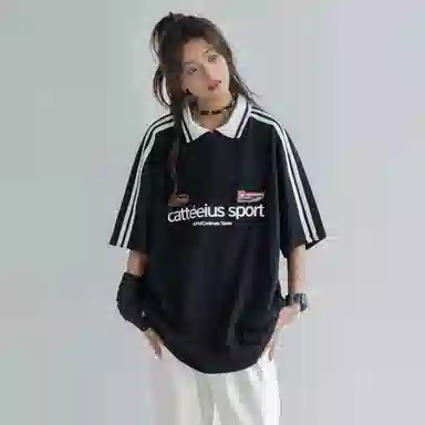 WHAZLAB jerseyfitvintagePolo