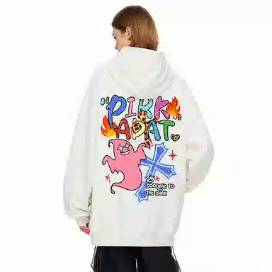 Pirkadat Retro Graffiti Hoodie