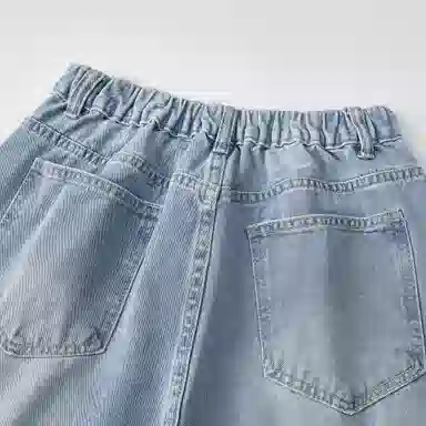 DAREASY Vintage Distressed Straight Jeans