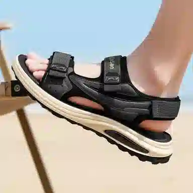 木林森 潮流时尚简约便捷软底 沙滩凉鞋 男款