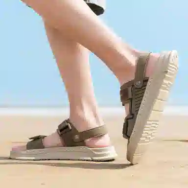 木林森 外穿休闲两穿 沙滩凉鞋 男款