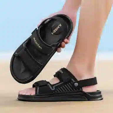 木林森 外穿休闲两穿 沙滩凉鞋 男款