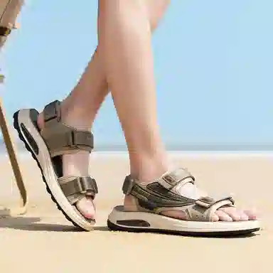 木林森 潮流时尚简约便捷软底 沙滩凉鞋 男款