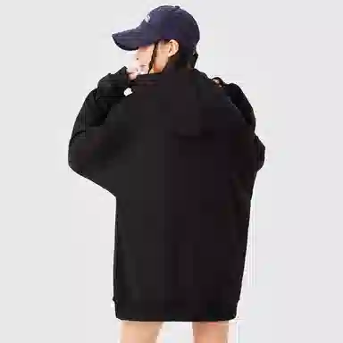 悍戈 基础款简约落肩袖简约时尚百搭连帽套头宽松长袖卫衣 男女同款