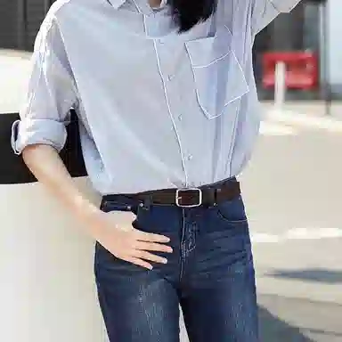 牛当家 针扣裤带 头层牛皮 皮带 男女同款情侣款