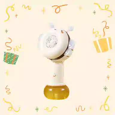 咕轹 蜜蜂手持多孔 泡泡机