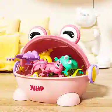 咕轹 弹跳小青蛙趣味亲子互动 玩具