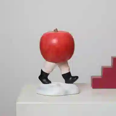 咕轹 行走的苹果可爱喜庆  潮流衍生品