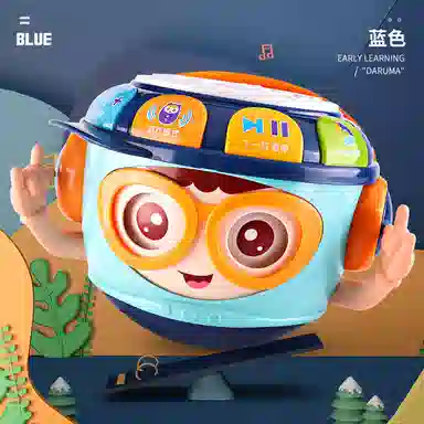 咕轹 拍拍鼓不倒翁 早教教具