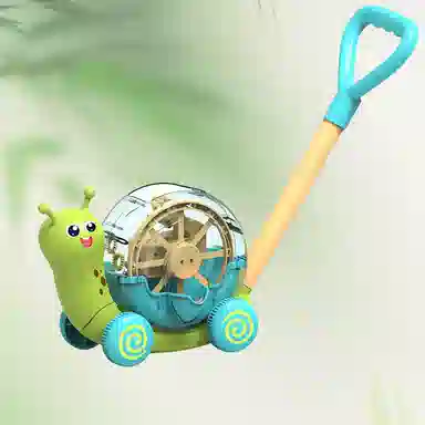 咕轹 蜗牛推车 可爱呆萌 泡泡机
