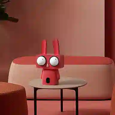 咕轹 搞怪兔子现代简约装饰品  潮流衍生品