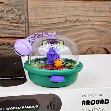 咕轹 手指篮球机钥匙扣 创意玩具