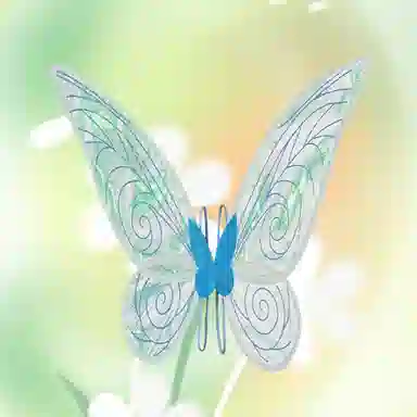 咕轹 炫彩蝴蝶翅膀 天使精灵翅 玩具