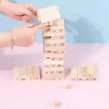 咕轹 儿童益智玩具积木 叠叠乐 亲子互动 锻炼手眼协调能力 早教教具