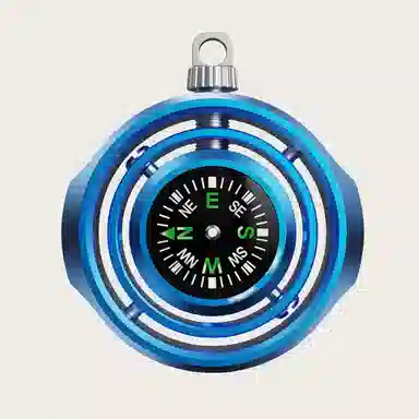 咕轹 指南针陀螺掌上解压  潮流衍生品