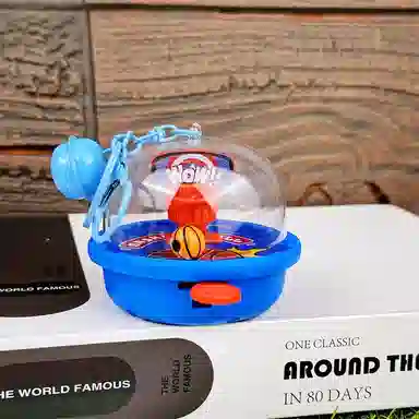 咕轹 手指篮球机钥匙扣 创意玩具