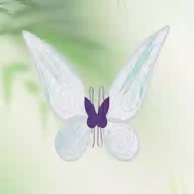咕轹 炫彩蝴蝶翅膀 天使精灵翅 玩具