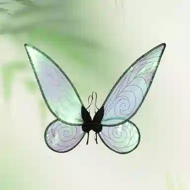 咕轹 炫彩蝴蝶翅膀 天使精灵翅 玩具