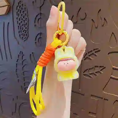 咕轹 可爱卡通植绒莉莉丝 汽车钥匙链扣 谷圈挂件