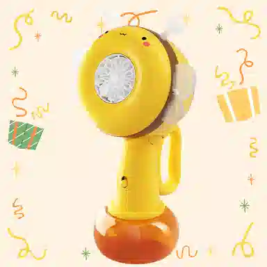 咕轹 蜜蜂手持多孔 泡泡机