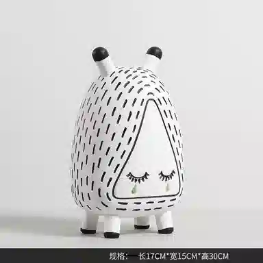 咕轹 手绘卡通昆虫抽象艺术装饰品摆件玄关客厅房桌面树脂软装  潮流衍生品