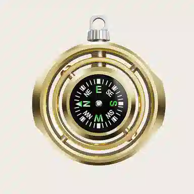 咕轹 指南针陀螺掌上解压  潮流衍生品