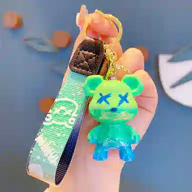 咕轹 卡通变色龙包包公仔创意 谷圈挂件