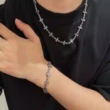 Fairwhale Vintage Cross Bracelet