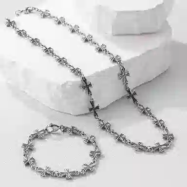 Fairwhale Vintage Cross Bracelet